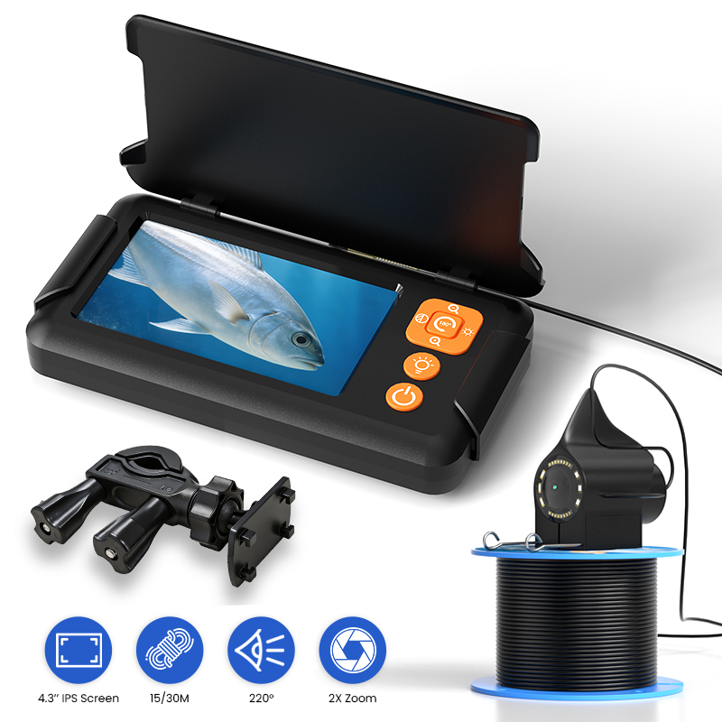 Fishing Depth Finder - كاميرا صيد السمك بشاشة 4.3 بوصة